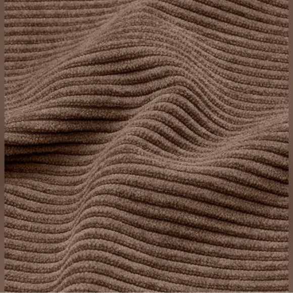 HALARA Brown Mid Rise Button Zipper Side Pocket Corduroy Casual Pants XL Petite - Picture 6 of 6